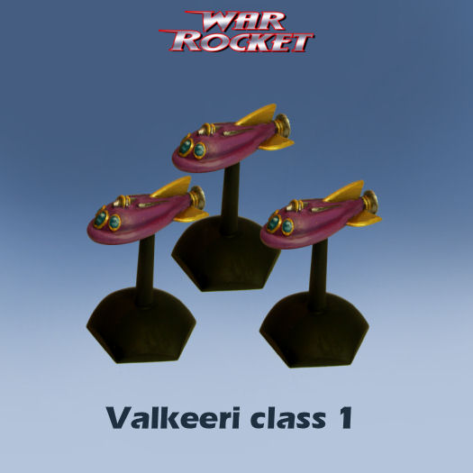 Valkeeri Class 1 (pack of 3 rockets)